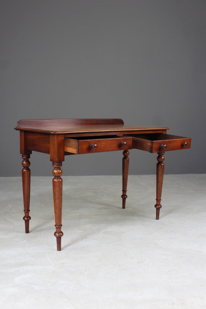 Victorian Mahogany Writing Table - Kernow Furniture