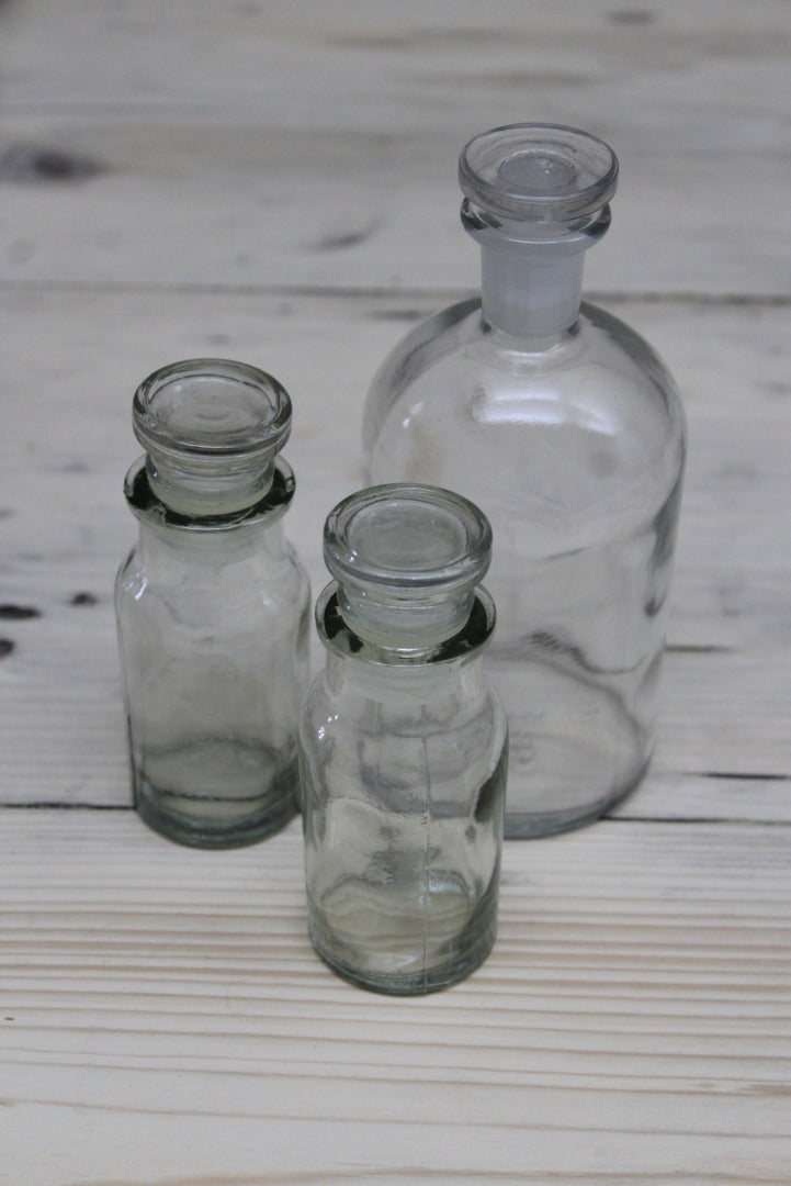 Vintage Glass Bottles - Kernow Furniture