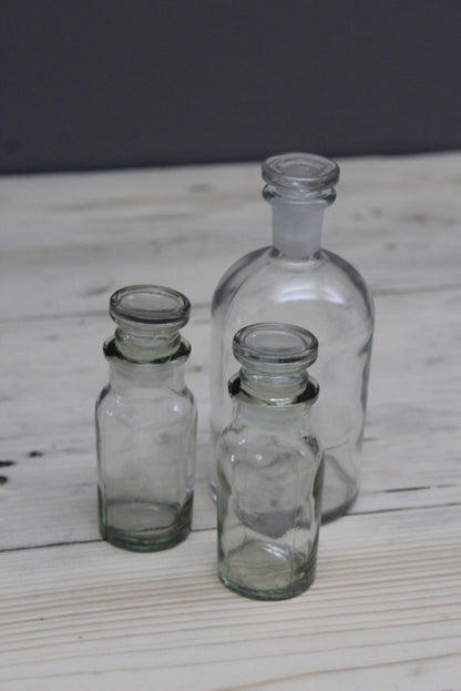 Vintage Glass Bottles - Kernow Furniture