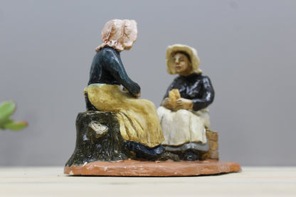 Bal Maids Cornish Pottery Figures - Kernow Furniture