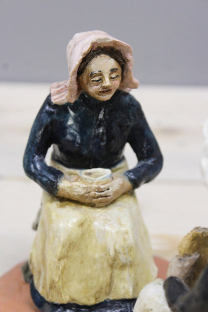 Bal Maids Cornish Pottery Figures - Kernow Furniture