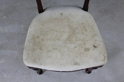 Single Antique Dining Chair - Kernow Furniture