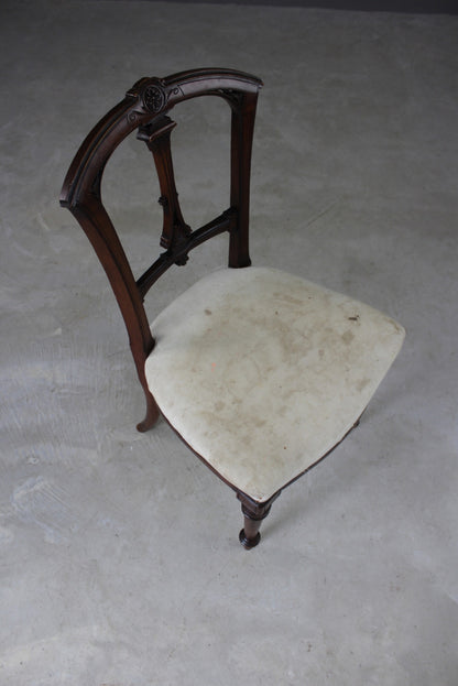 Single Antique Dining Chair - Kernow Furniture