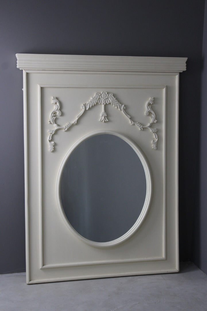 Large French Style Overmantle Mirror - Kernow Furniture