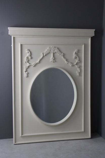 Large French Style Overmantle Mirror - Kernow Furniture