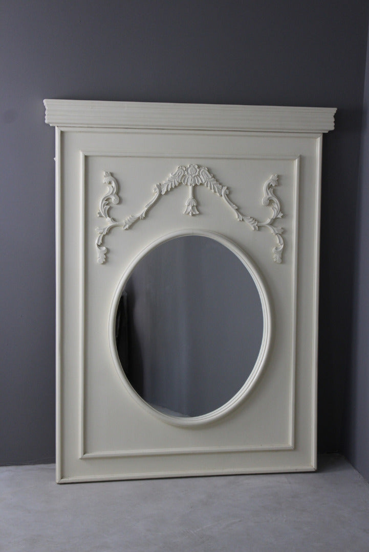 Large French Style Overmantle Mirror - Kernow Furniture