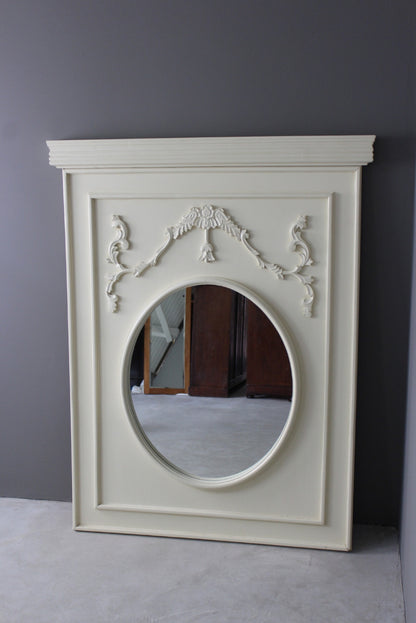 Large French Style Overmantle Mirror - Kernow Furniture