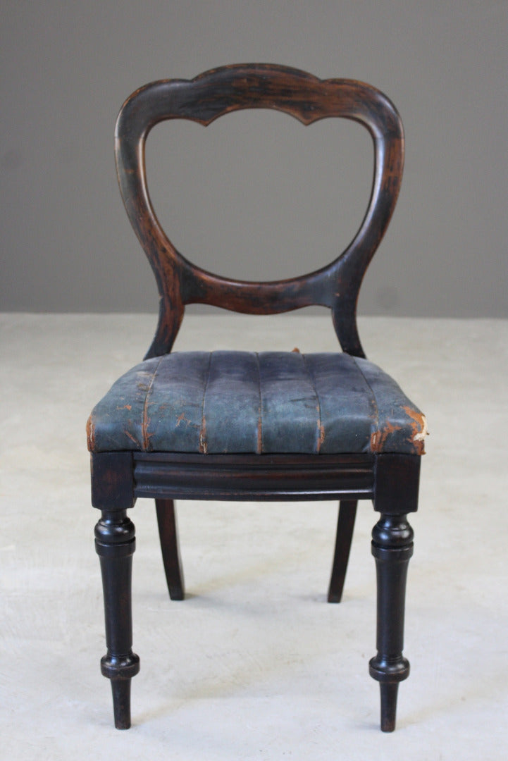 Single Antique Victorian Dining Chair - Kernow Furniture