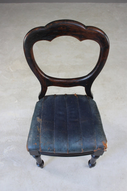 Single Antique Victorian Dining Chair - Kernow Furniture