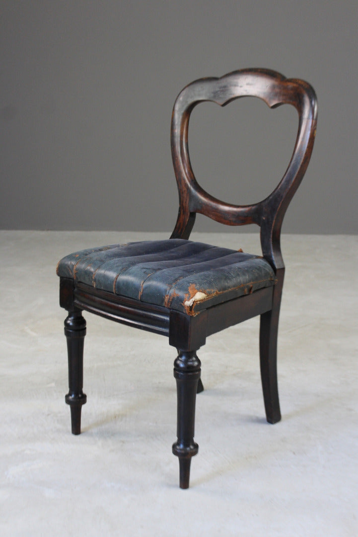 Single Antique Victorian Dining Chair - Kernow Furniture