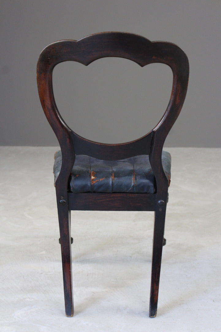 Single Antique Victorian Dining Chair - Kernow Furniture