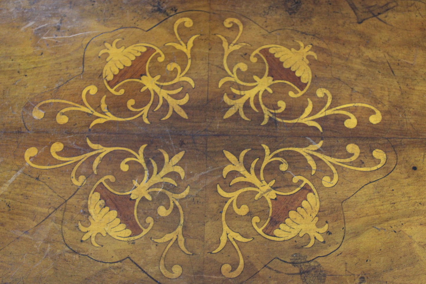 Victorian Inlaid Occasional Table - Kernow Furniture