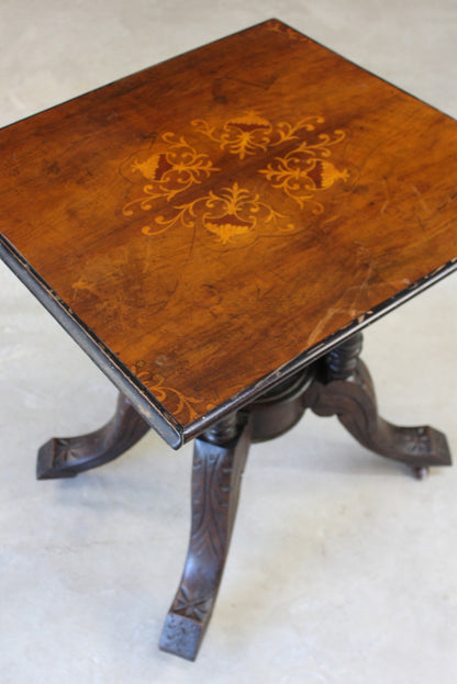 Victorian Inlaid Occasional Table - Kernow Furniture