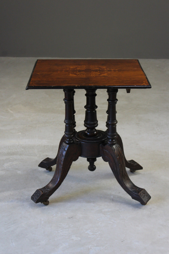 Victorian Inlaid Occasional Table - Kernow Furniture