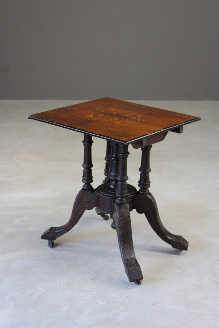 Victorian Inlaid Occasional Table - Kernow Furniture