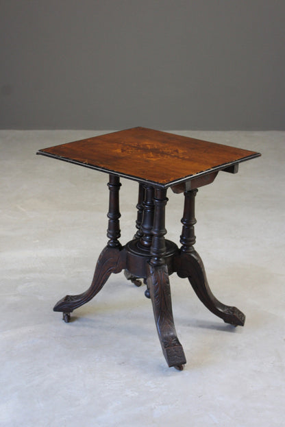 Victorian Inlaid Occasional Table - Kernow Furniture