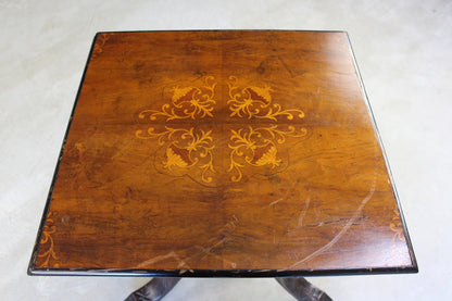 Victorian Inlaid Occasional Table - Kernow Furniture