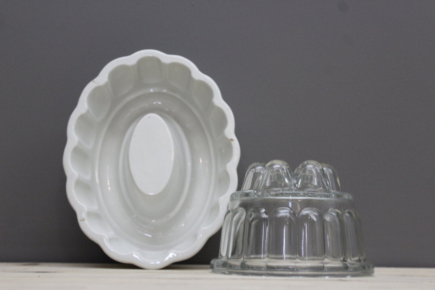 Pair Blancmange Moulds - Kernow Furniture