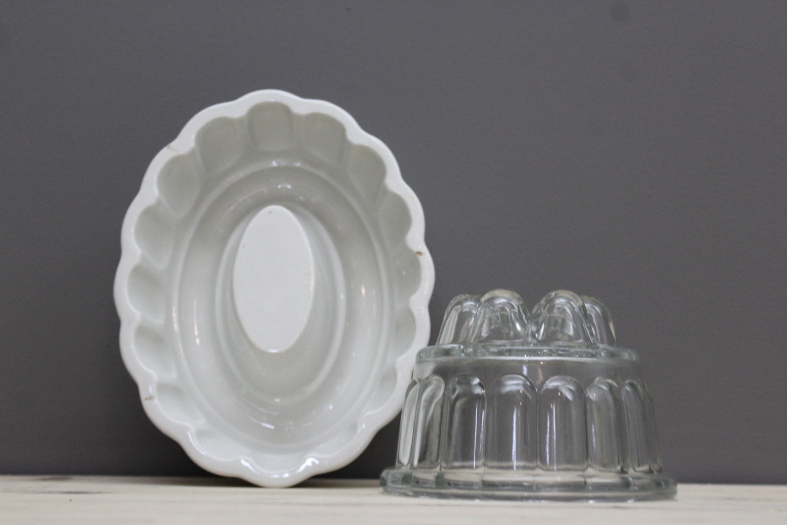 Pair Blancmange Moulds - Kernow Furniture