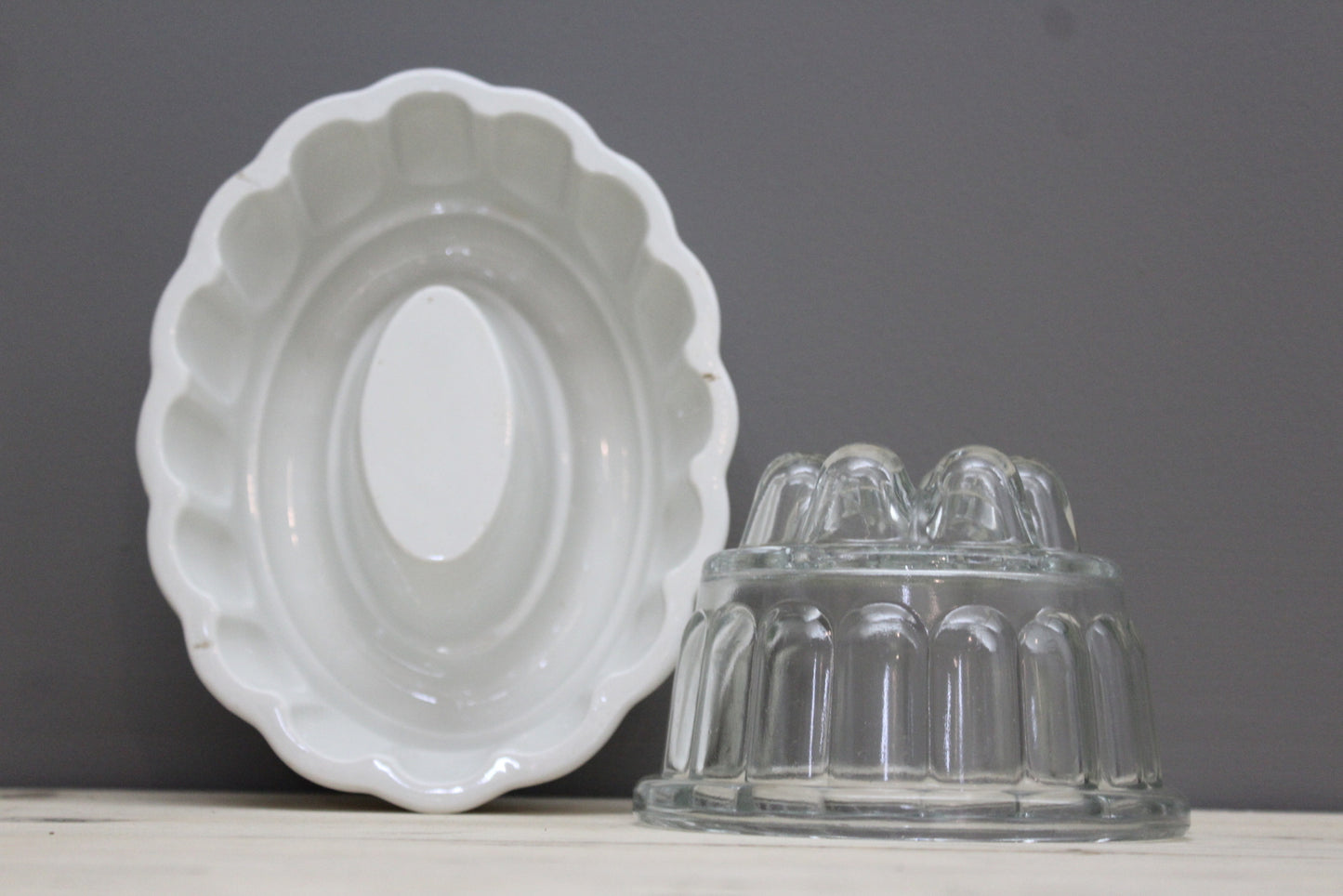 Pair Blancmange Moulds - Kernow Furniture