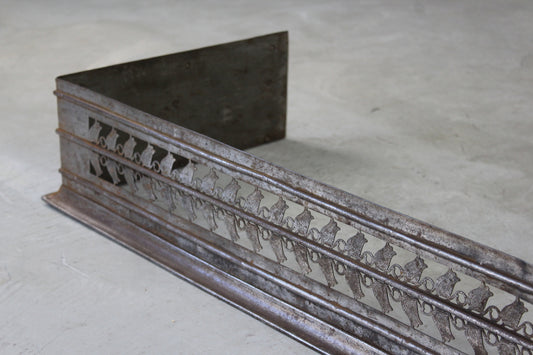 Pierced Steel Fire Fender - Kernow Furniture