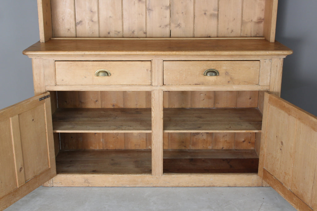 Antique Rustic Pine Dresser - Kernow Furniture