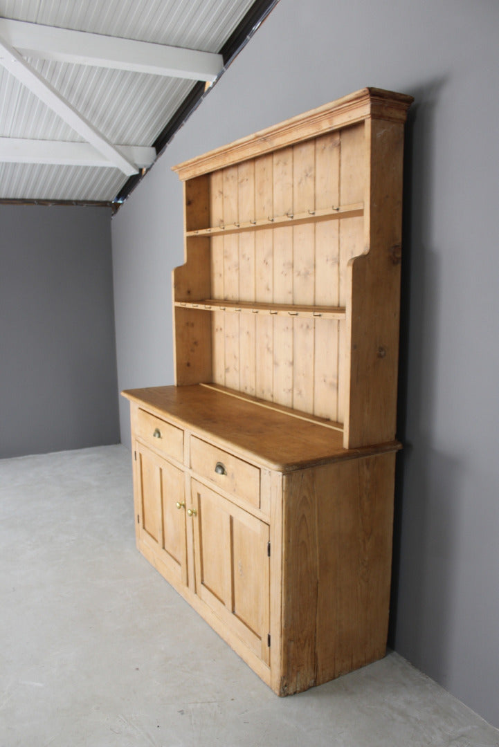 Antique Rustic Pine Dresser - Kernow Furniture