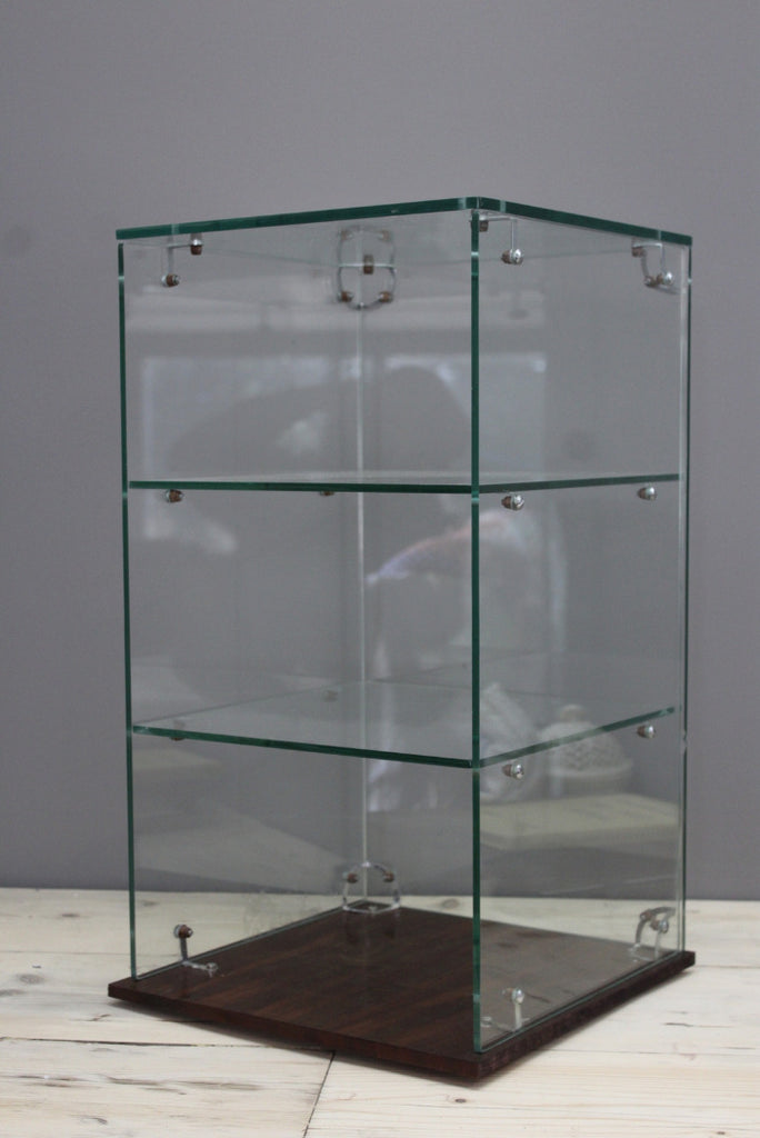 Mid Century Glazed Counter Top Shop Medicine Cabinet - Kernow Furniture