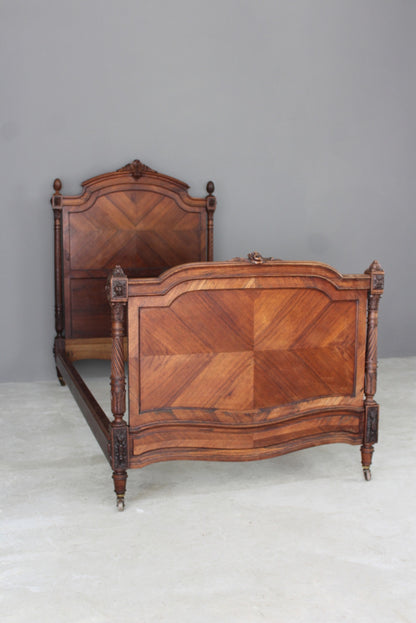 Antique French Single Bed - Kernow Furniture