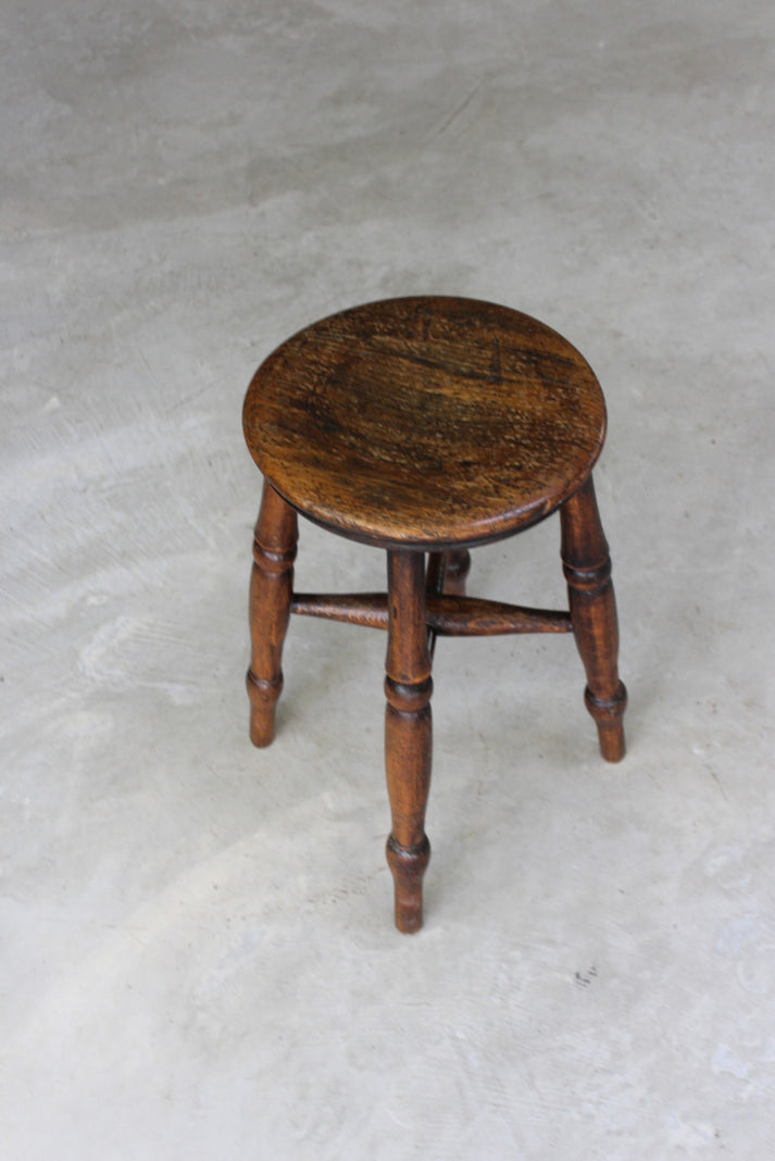 Antique Rustic Short Stool – Kernow Furniture