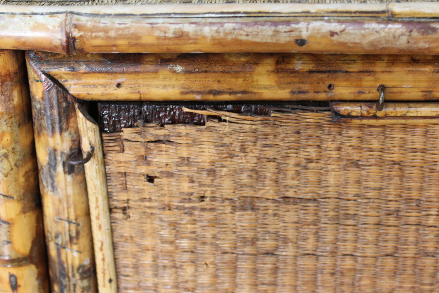 Vintage Bamboo Cabinet - Kernow Furniture