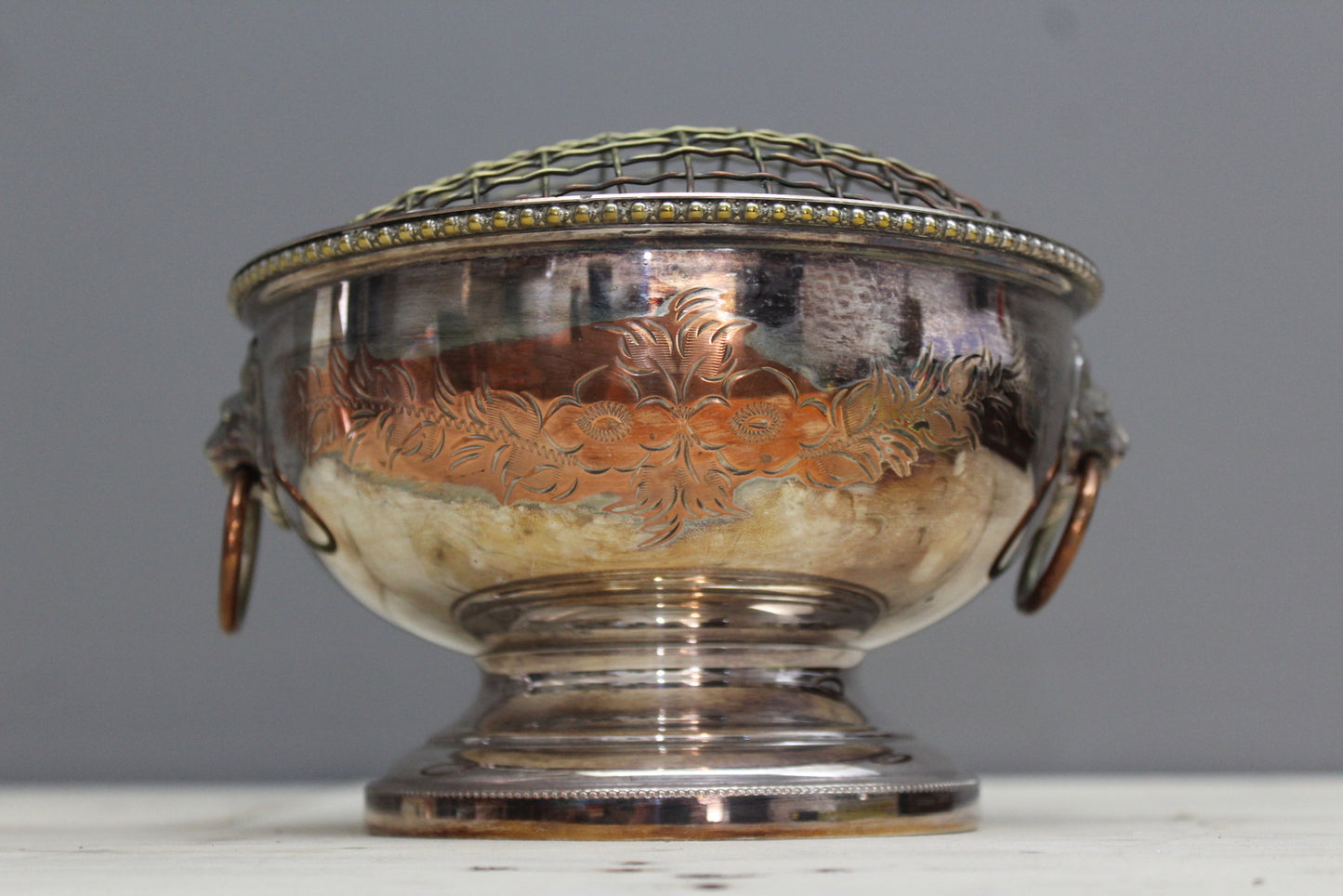 Silver Plate Posy Bowl - Kernow Furniture