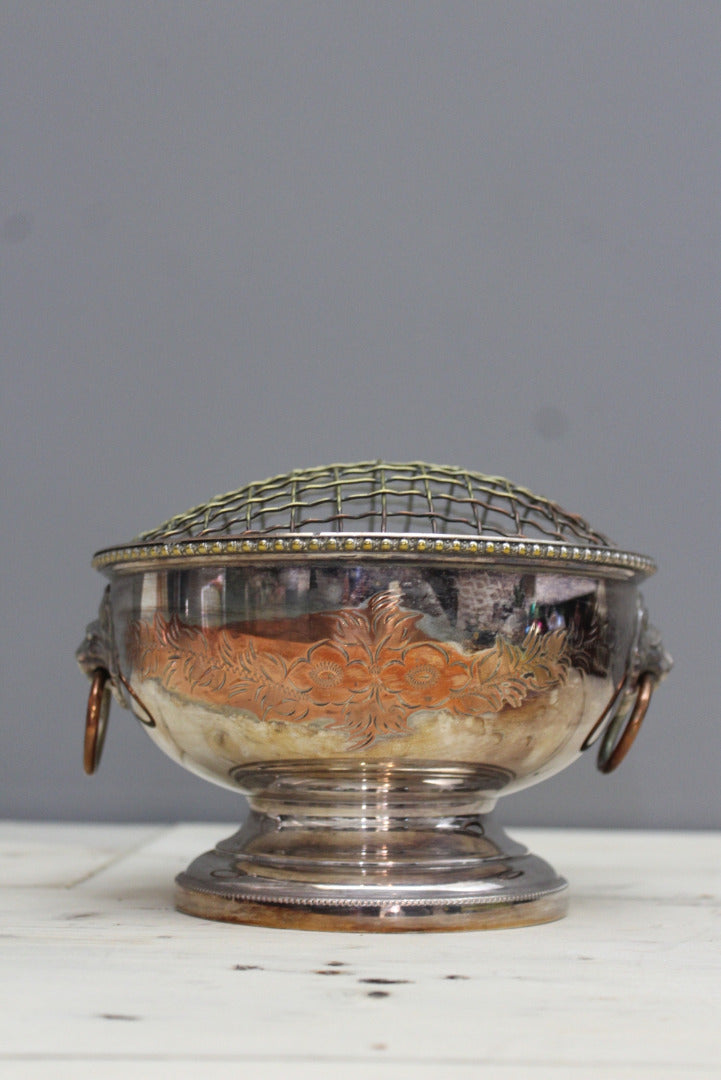 Silver Plate Posy Bowl - Kernow Furniture