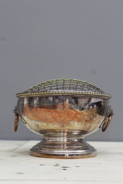 Silver Plate Posy Bowl - Kernow Furniture