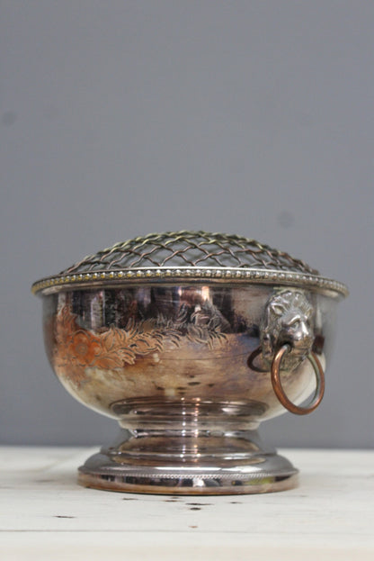 Silver Plate Posy Bowl - Kernow Furniture