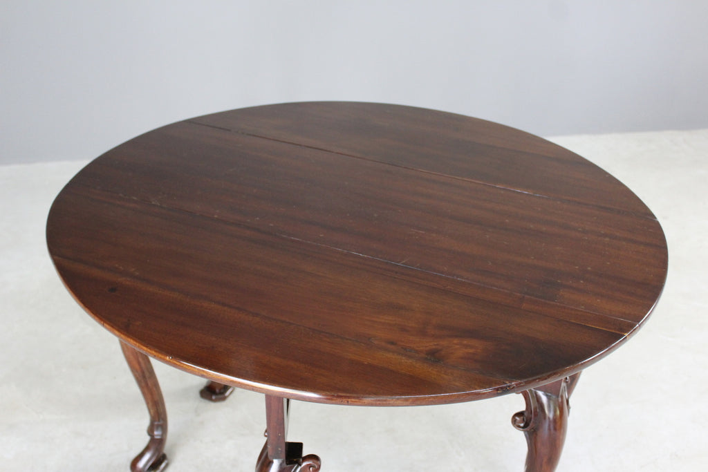 Georgian Mahogany Drop Leaf Table - Kernow Furniture
