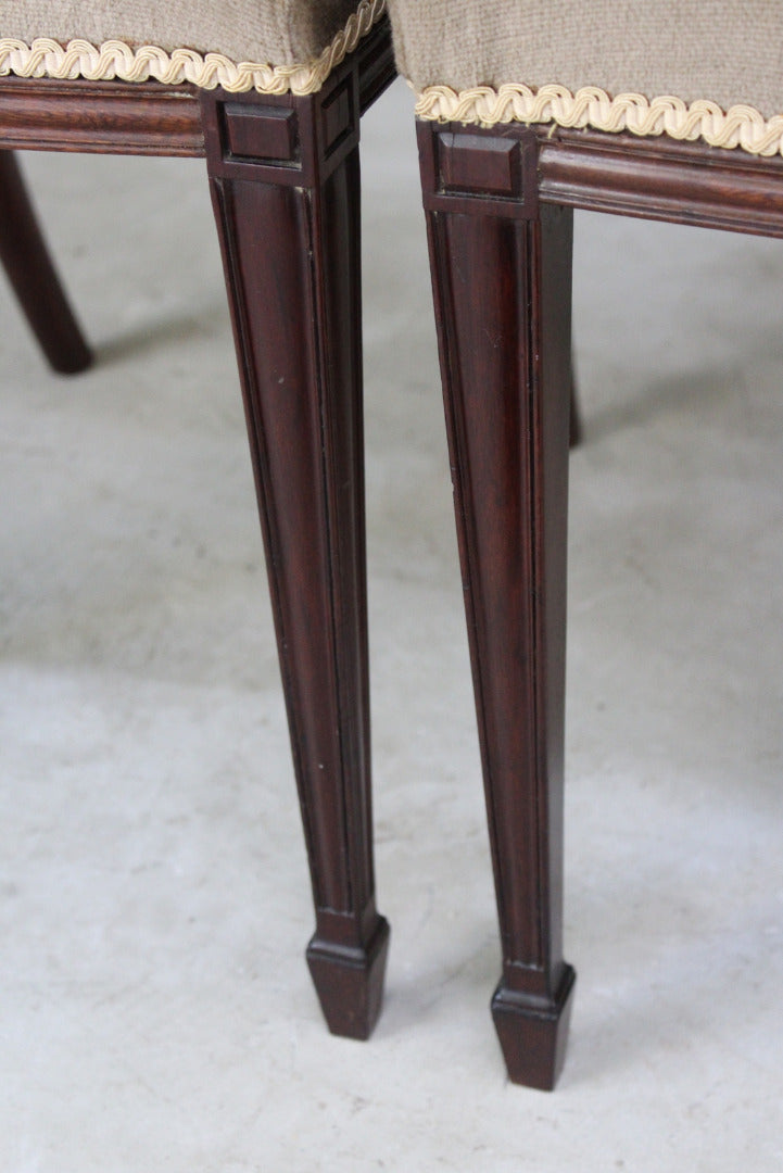 4 Antique Edwardian Dining Chairs - Kernow Furniture