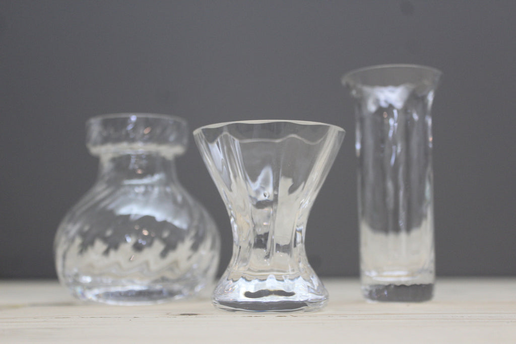 3 Small Glass Vase - Kernow Furniture