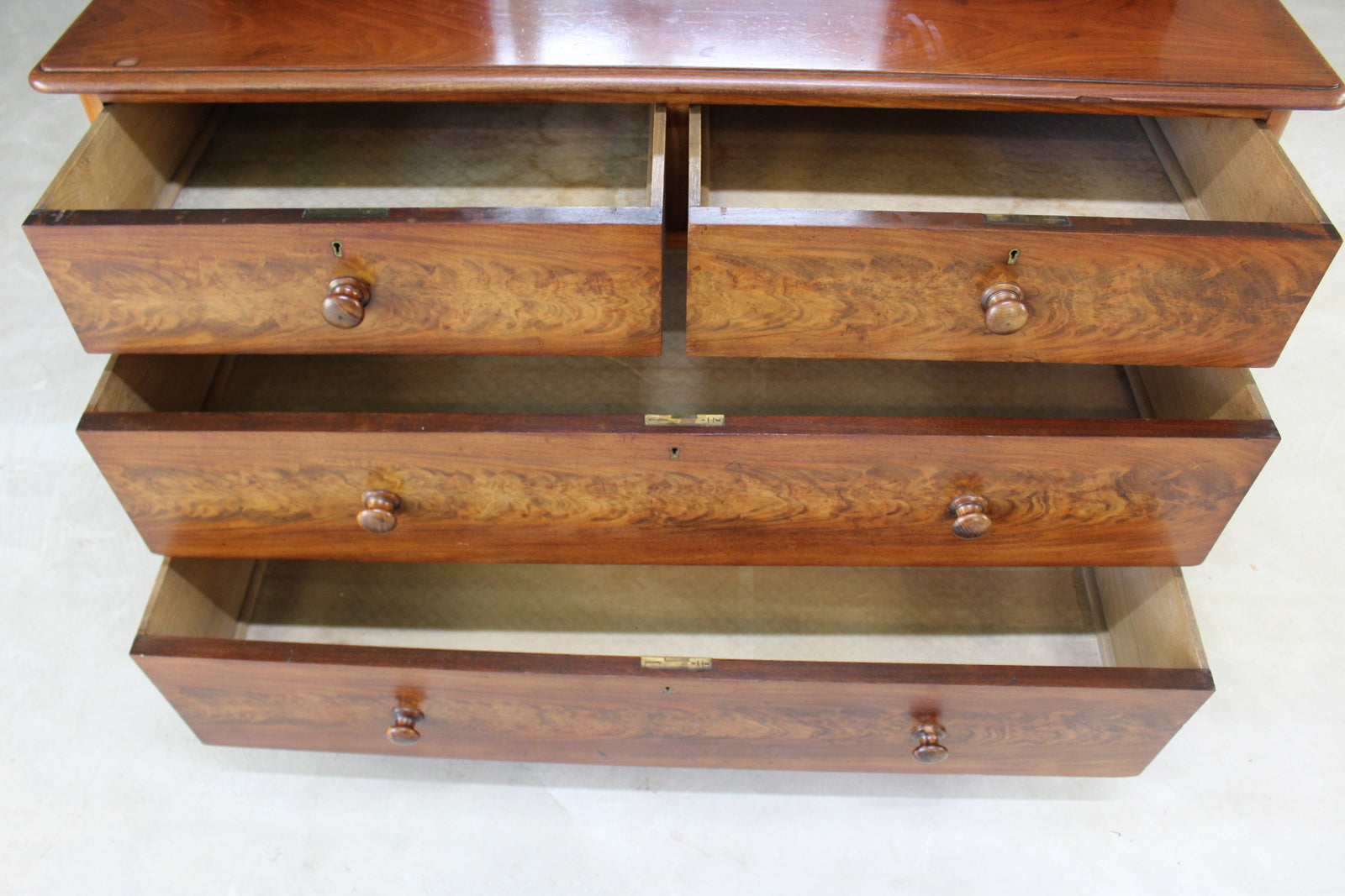 Antique Victorian Mahogany Dressing Chest - Kernow Furniture