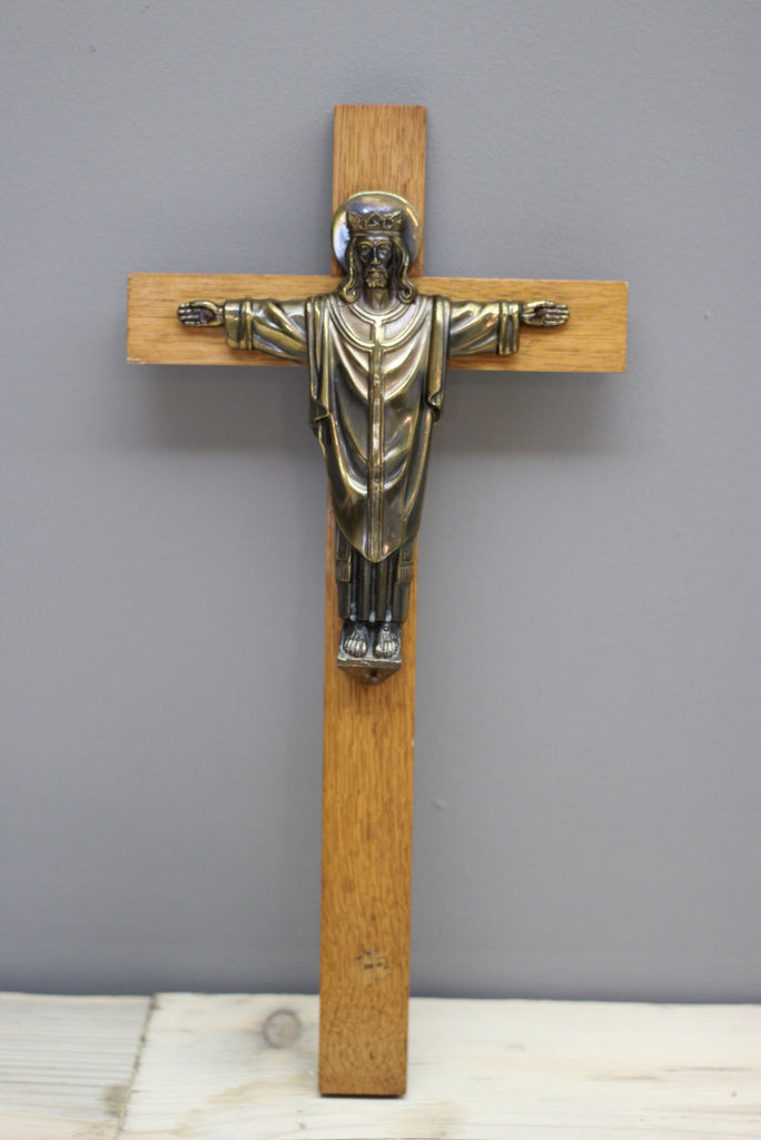 Oak Crucifix - Kernow Furniture