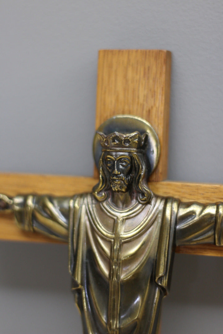 Oak Crucifix - Kernow Furniture