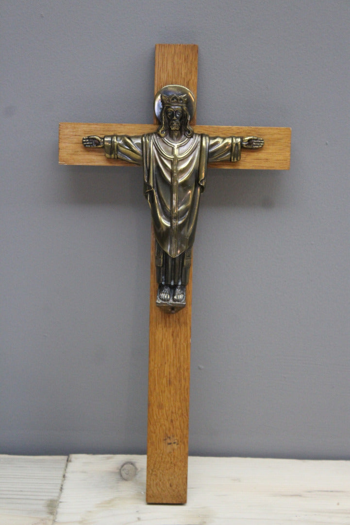 Oak Crucifix - Kernow Furniture