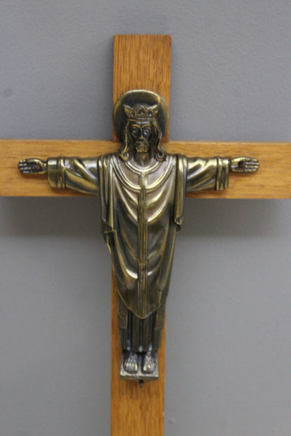 Oak Crucifix - Kernow Furniture