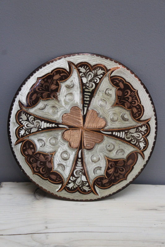 Turkish Copper Wall Plate - Kernow Furniture