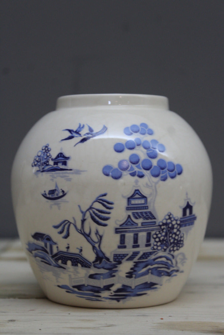 Bristol Pottery Willow Pattern Ginger Jar - Kernow Furniture