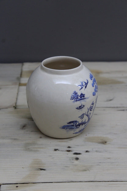 Bristol Pottery Willow Pattern Ginger Jar - Kernow Furniture