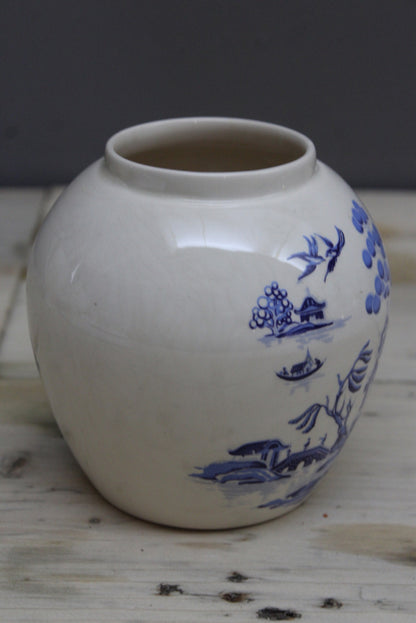 Bristol Pottery Willow Pattern Ginger Jar - Kernow Furniture