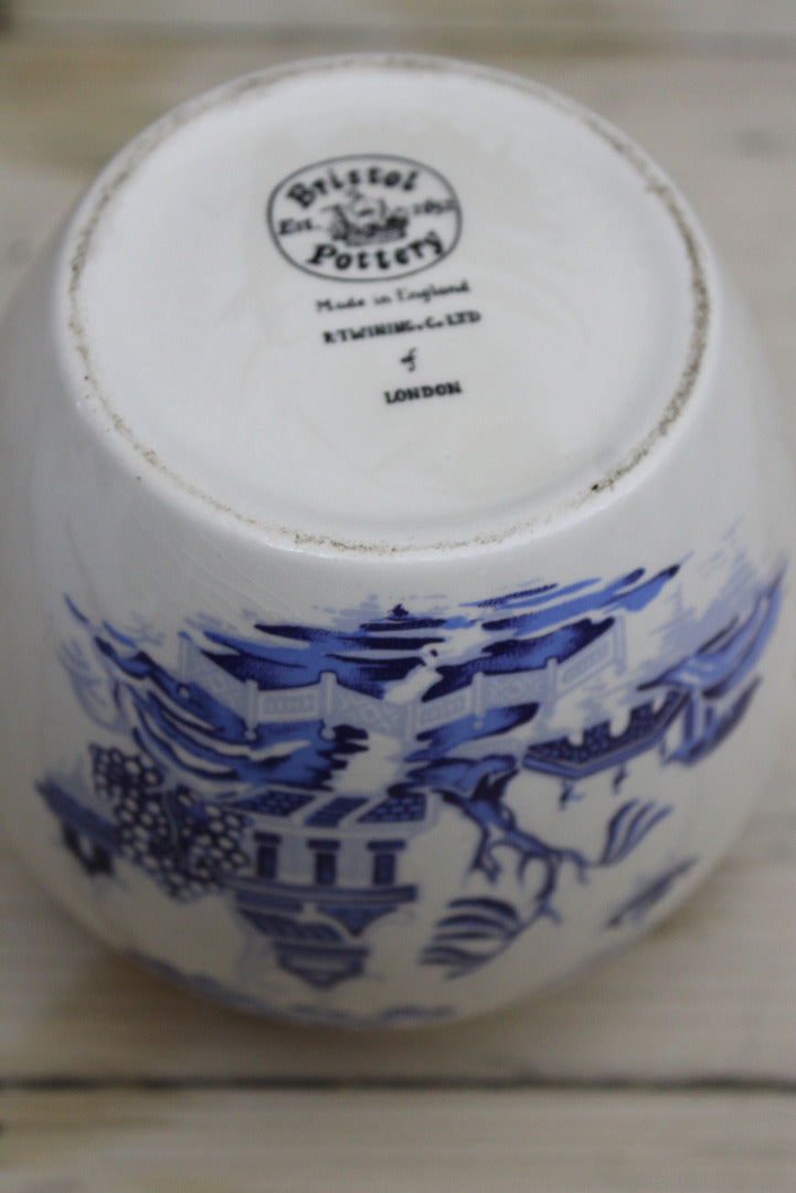 Bristol Pottery Willow Pattern Ginger Jar - Kernow Furniture