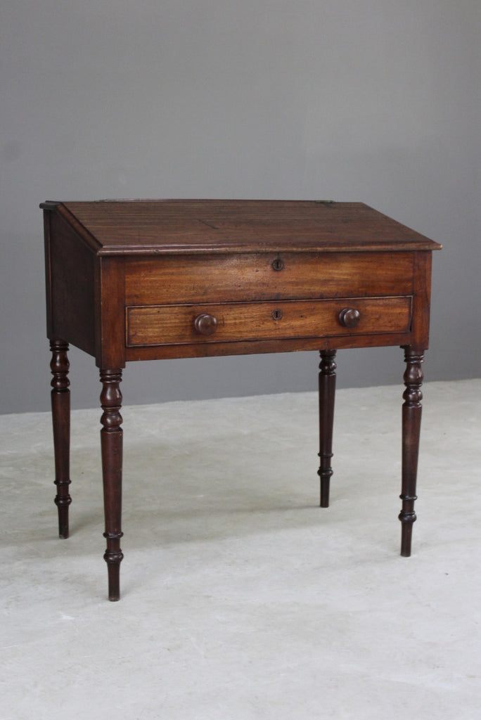 Antique Mahogany Clerks Desk - Kernow Furniture