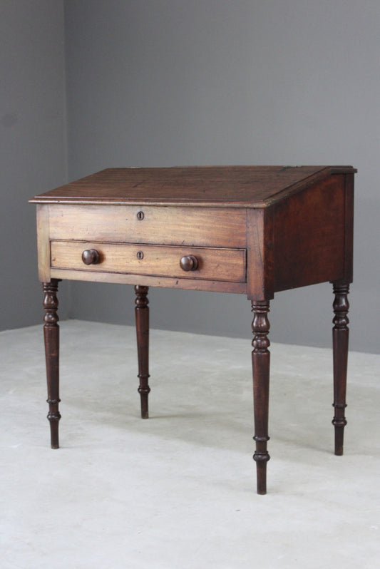 Antique Mahogany Clerks Desk - Kernow Furniture